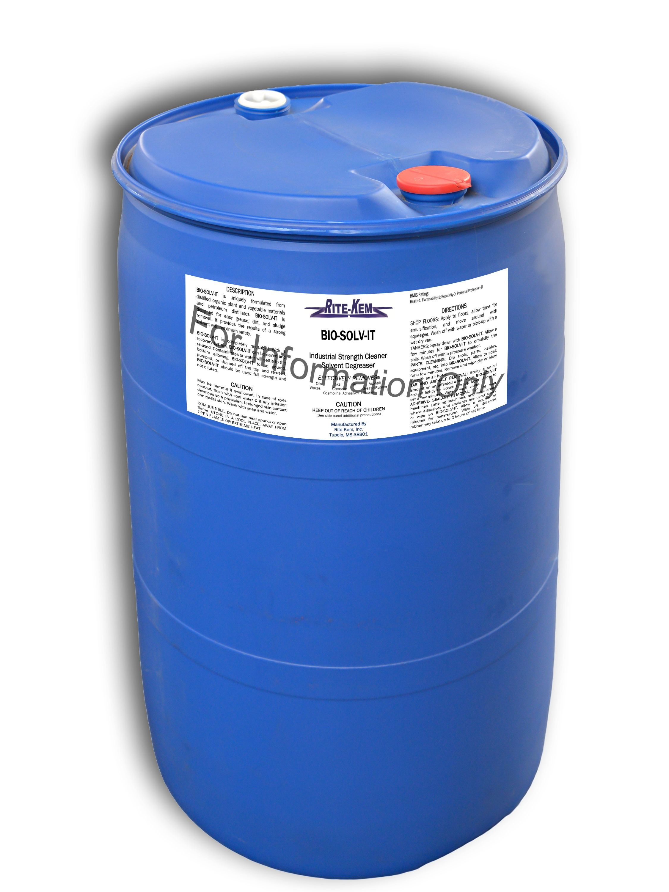 55 Gallon Drum - Industrial Distilled Water