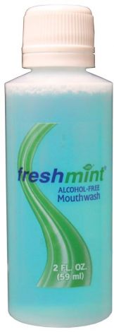 Freshmint® 2 oz. Alcohol Free Mouthwash (clear bottle)