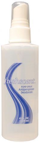Freshscent™ 4 oz. Pump Spray Anti-Perspirant / Deodorant (clear bottle) (USA)